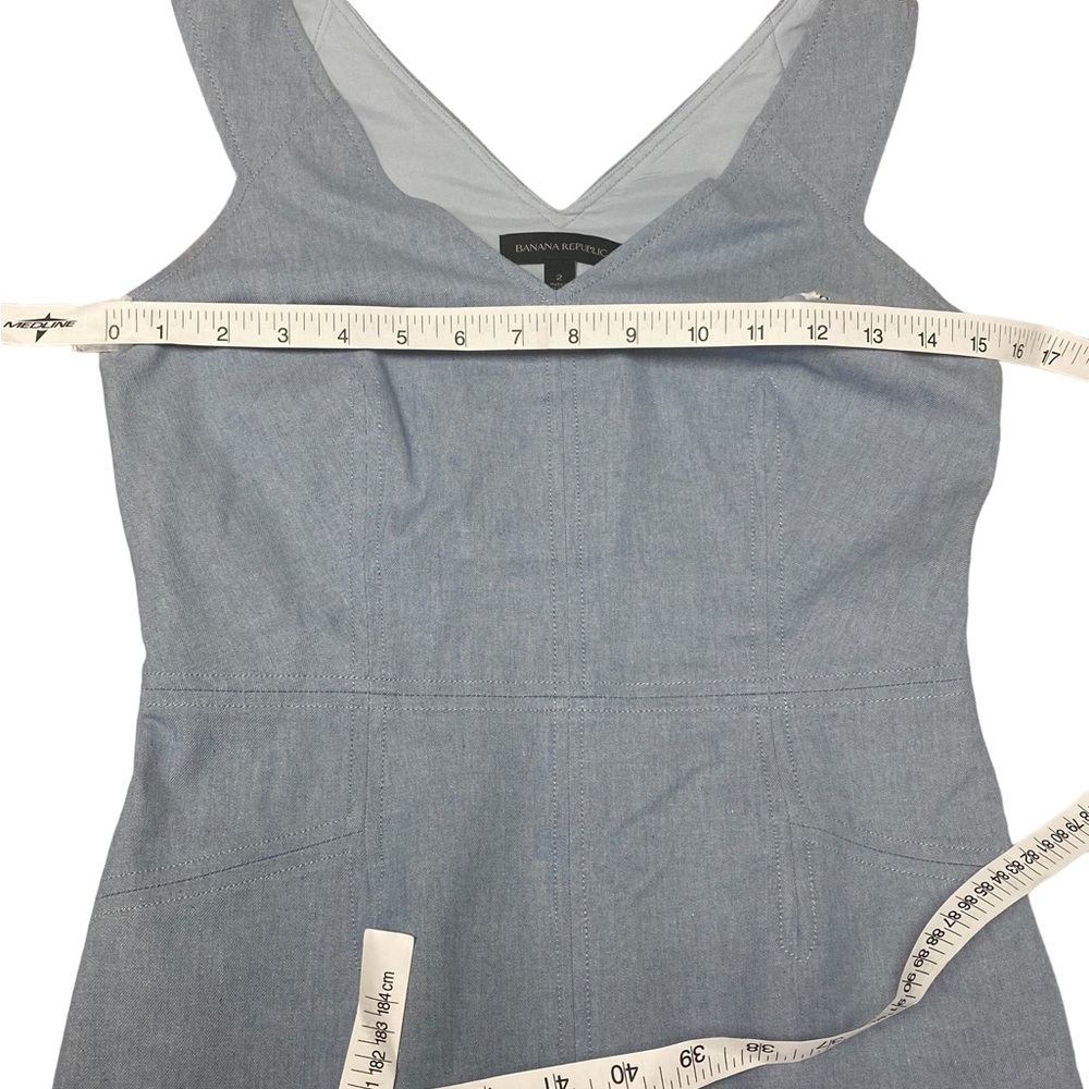 Banana Republic denim dress size 2. - Picture 8 of 11